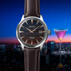 Seiko Presage Cocktail Time Star Bar Purple Sunset Limited Edition - SRPK75J1 - 54622