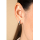 ZINZI DECEMBER oorringen 13mm zilver met geboortesteen blauw topaas zirconia - 54688