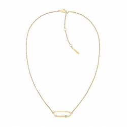 CJ elongated ovaL COLLIER GOUDVERGULD - 50041