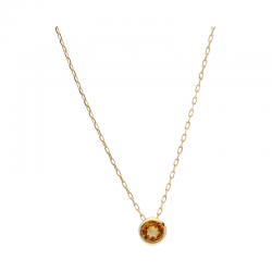 Swing Jewels Geboortesteen Collier Geelgoud November Citrien C-K14-W1327-CT MAAT 42+3CM - 50085
