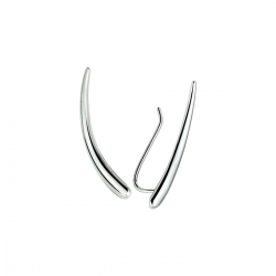 zilveren oorschuiven 3 x 28mm - 50206