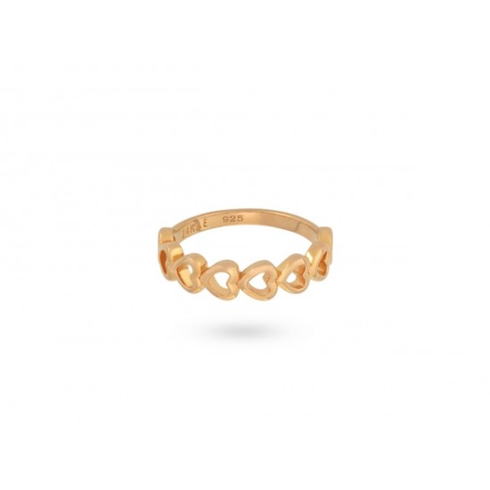 24Kae Ring heart shaped - goudverguld  12455Y-56 - 50272