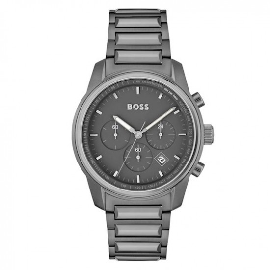 BOSS horloge grijs ip trace 44mm - 50522