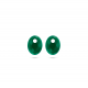 Oorbedels Green Agate 810GAGO - 50696