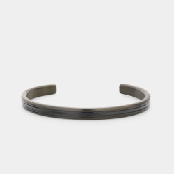 Rebel & Rose Bangle Black Lines MAAT 20,5 - 50722