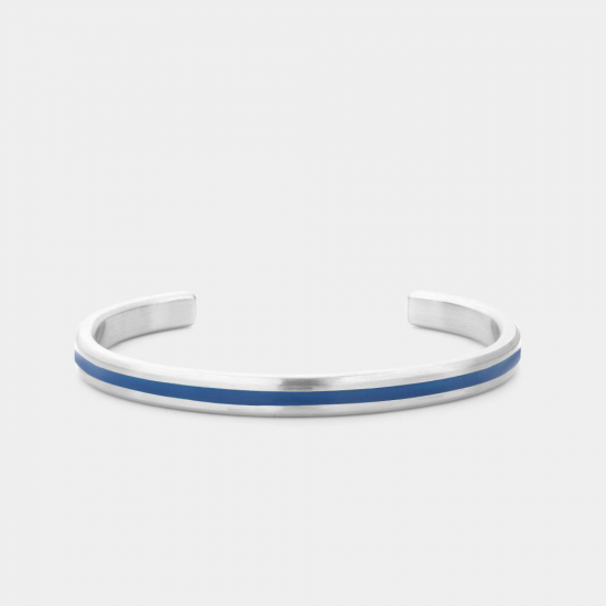 Rebel & Rose Bangle Brushed Blue MAAT 20,5 - 50730
