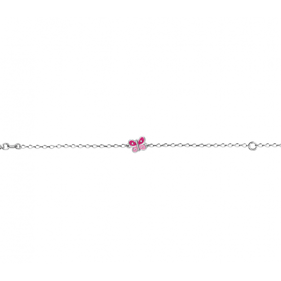 Bellini 925 zilveren kinder armband Vlinder - 50816