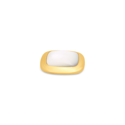 Melano Kosmic Pearl Square Steentje 22mm Goudkleurig - 50942
