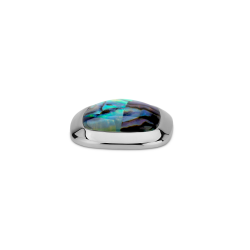 Melano Kosmic Abalone Square Steen 22mm Zilverkleurig - 50940