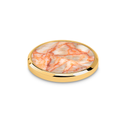 Melano Kosmic Flat Gem Steen Iron zebra jas 29mm goudkleurig - 50950