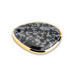 Melano Kosmic Crafted Disk Steen Snowflake 40,5mm goudkleurig - 50949