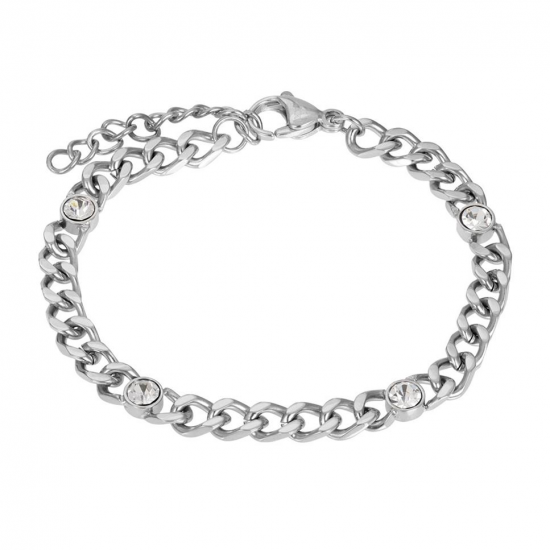 iXXXi armband Happy Zilverkleurig MAAT 17CM - 51028