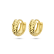 14 KRT Geelgouden klapoorringen gediamanteerd 4026638 - 52689