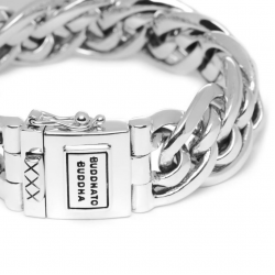 Buddha to Buddha 211-E+ Nathalie Small Bracelet Silver MAAT 20cm - 51373