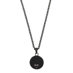 AZE JEWELS NECKLACE BOUSSOLE - NOIR AZ-NL005-B-080 - 51521