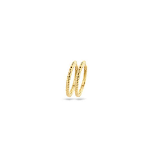 Blush Oorbellen 14k 7286YGO - Geel goud de diameter is 14mm - 51532