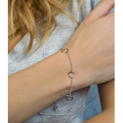 Zinzi zilveren armband hart 17-20cm ZIA1188 - 51633