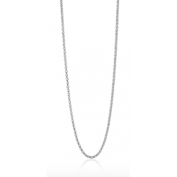 45cm ZINZI zilveren jasseron ketting ZILC-J45) - 51637