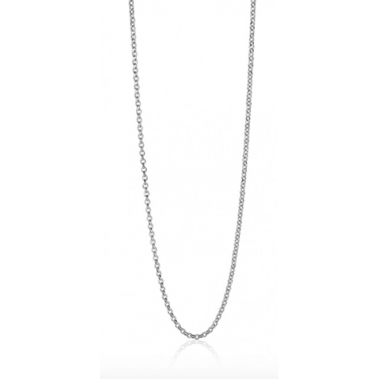 45cm ZINZI zilveren jasseron ketting ZILC-J45) - 51637