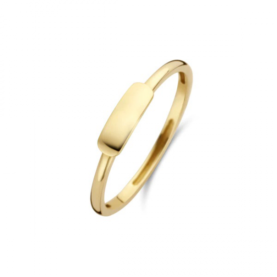Ring 1236YGO - 14k Geelgoud Maat 16.5 - 51572