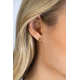 ZINZI gold plated zilveren oorknopjes hartje ZIO2365G - 51745