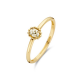 Blush Ring 1227YWT - 14k Geelgoud met witte topas MAAT 16.5 - 51727