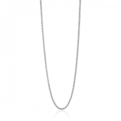 ZINZI zilveren jasseron ketting ZILC-J42 42CM - 51755