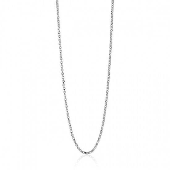 ZINZI zilveren jasseron ketting ZILC-J42 42CM - 51755