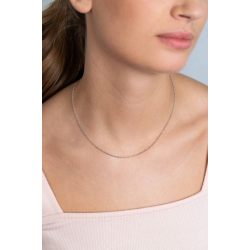 ZINZI zilveren jasseron ketting ZILC-J42 42CM - 51755