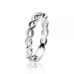 ZINZI zilveren aanschuifring Infinity ZIR1265 MAAT 17 - 51769