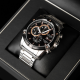 VNDX AMSTERDAM YOUNG REBEL BIG BOY STEEL CHRONOGRAAF HEREN HORLOGE MS33047-01 - 51991