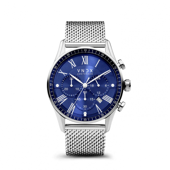 VNDX Amsterdam THE BOSS STEEL CHRONOGRAAF HEREN HORLOGE MS33056-03 - 51992