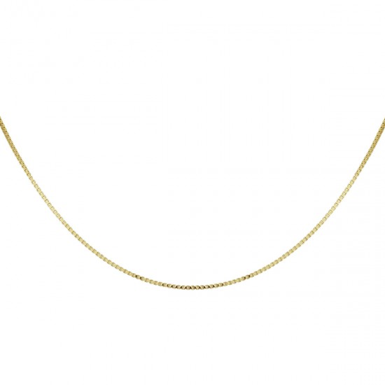 14k geelgouden collier venetiaans 0,9 mm 45cm - 52006