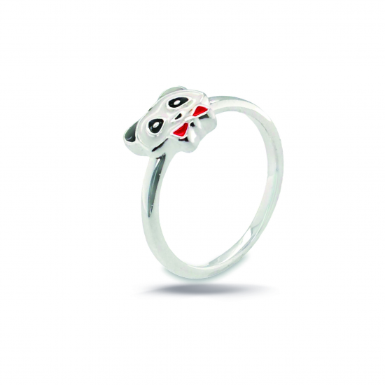 Bellini 925 kinder ring pandabeer maat 14 - 52159