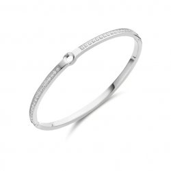 Melano Vivid Hinged CZ Armband Zilverkleurig 16cm VB10SSCZ002 - 52241
