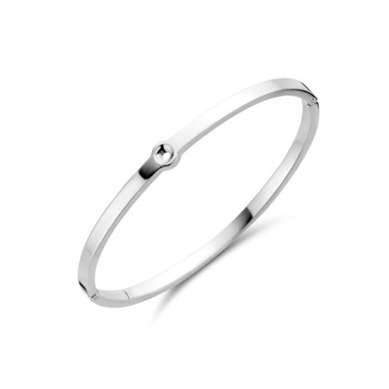 Melano Twisted Tabora Armband zilberkleurig 16cm TB14SS00002 - 52242