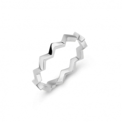 Melano Friends Ruby Ring ZILVERKLEURIG FR48SS04056 MAAT 18 - 52220