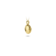 Blush hanger Klassiek ovale medaillon 13 mm 14k goud 6087YGO - 52293