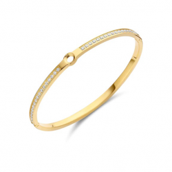 Melano Vivid Hinged CZ Armband Goudkleurig 19cm VB10GDCZ004 - 52244