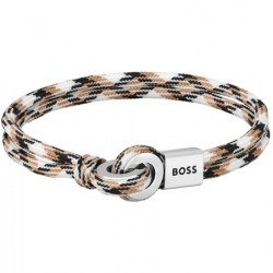 BOSS HBJ1580471M THAD SPORT Heren Armband - Gevlochten Armband 19CM - 52358