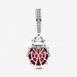 Pandora Rood lieveheersbeestje hangende bedel - 52821