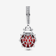 Pandora Rood lieveheersbeestje hangende bedel - 52821