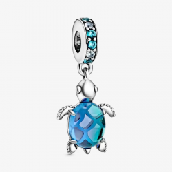 Pandora Muranoglazen Zeeschildpad Hangende Bedel 798939C01 - 52825