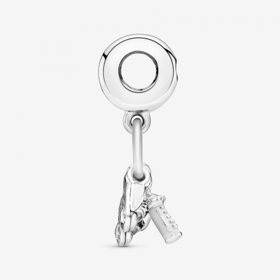 Pandora Baby Bottle en Shoes Hangende Bedel 798106CZ - 52844