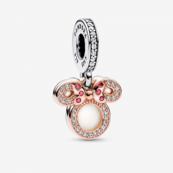 Pandora Disney Minnie Mouse Silhouet Dubbele Hangende Bedel - 52841
