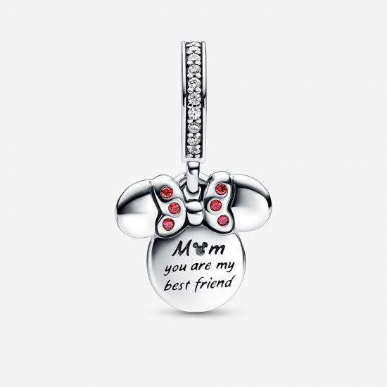 Pandora Disney Minnie Mouse Silhouet Dubbele Hangende Bedel - 52841