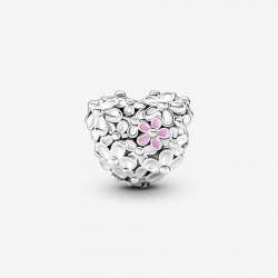 Pandora Mum Daisy Heart Charm - 53123