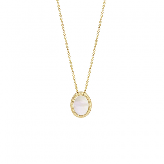BLUSH Collier 3154YMP - 14k Geelgoud met Mother of pearl 42CM - 52997