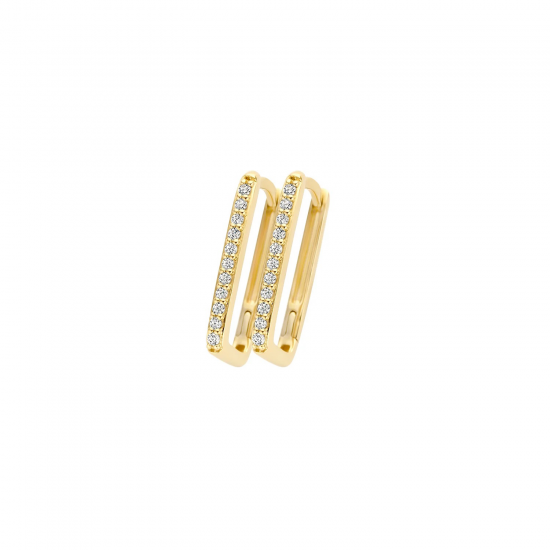 BLUSH Oorringen 7318YZI - 14k Geel goud met zirkonia - 53005