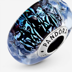 Pandora Golvende Donkerblauwe Muranoglazen Oceaan Bedel - 52893